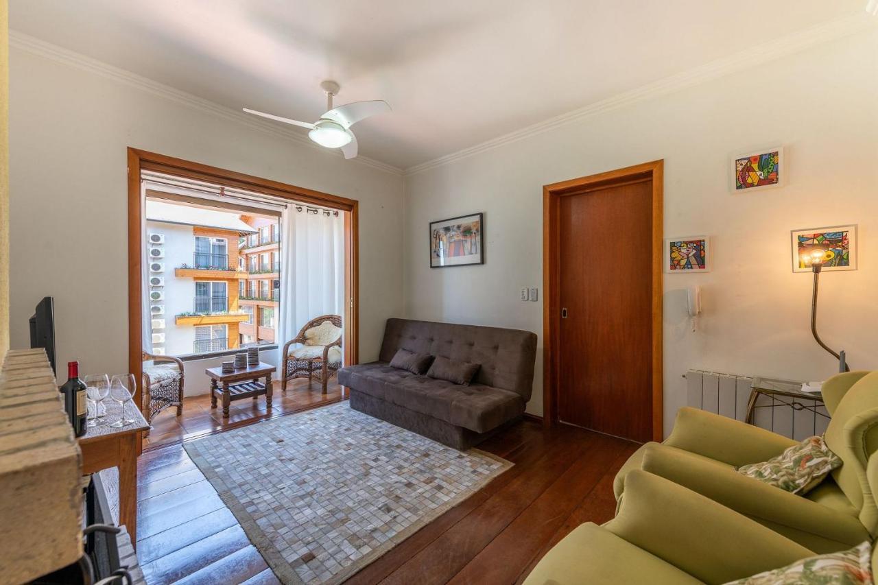 Aconchegante Apartamento No Centro De 格拉玛多 外观 照片